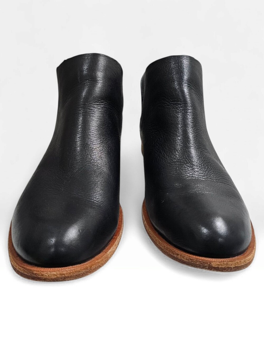 KORK-EASE Women Renny Black Leather Cut Out Ankle Boots 9M - Picture 4 of 10